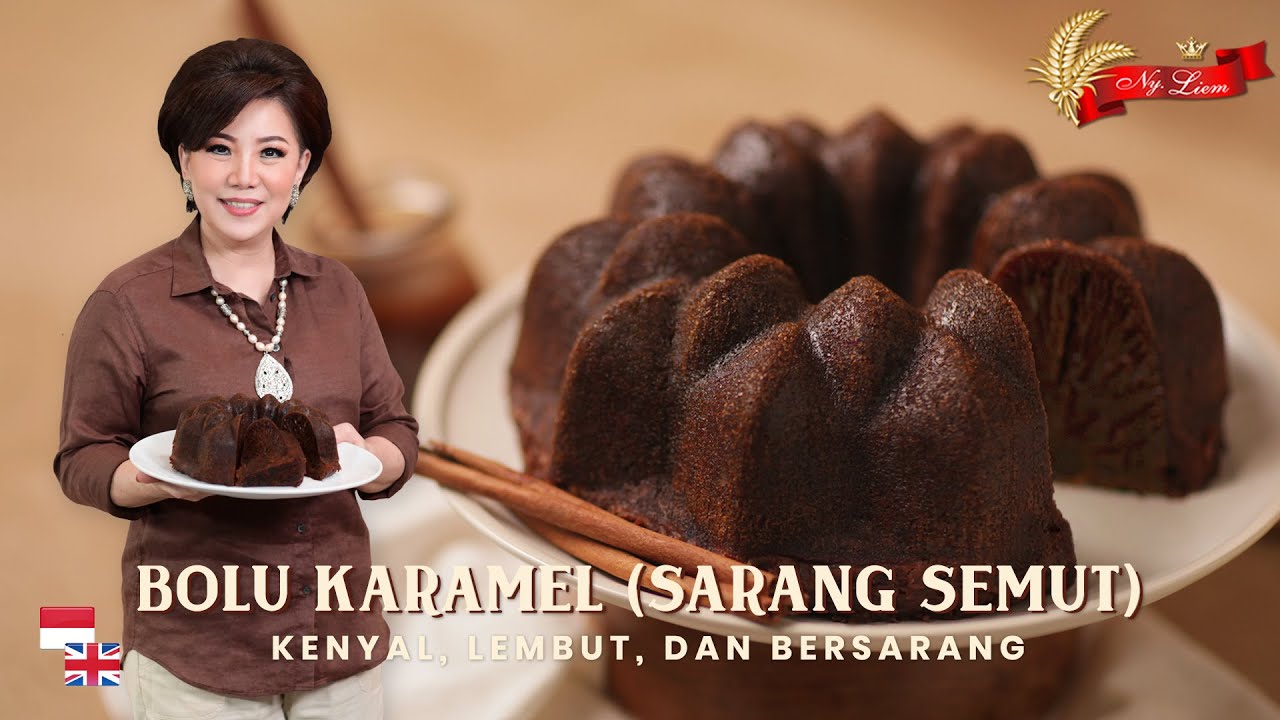 Kenyal, Lembut, Bersarang!! Resep Bolu Karamel Sarang Semut, Cocok Untuk Ide Usaha!!