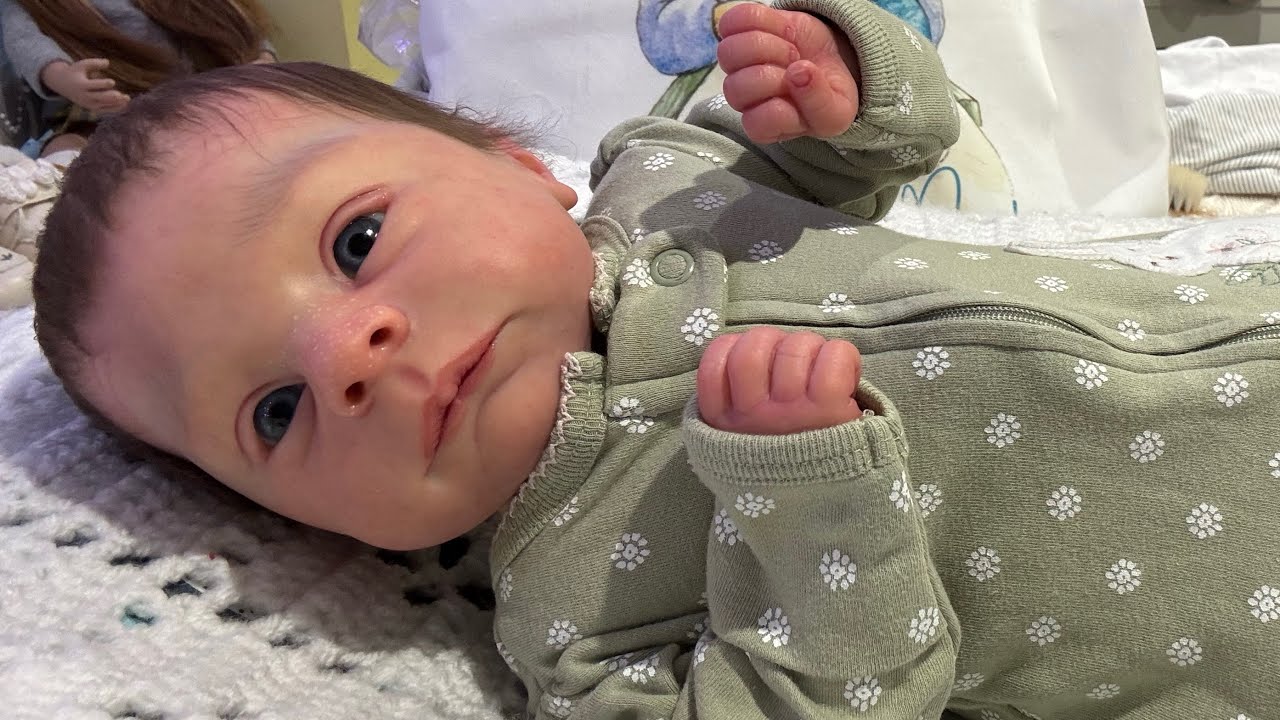 Changing my gorgeous reborn baby boy Peter or Pee Wee for the first time on camera 