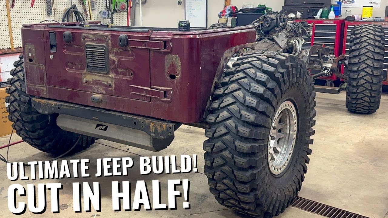CUTTING THE JEEP BODY IN HALF! TJ TO LJ Conversion