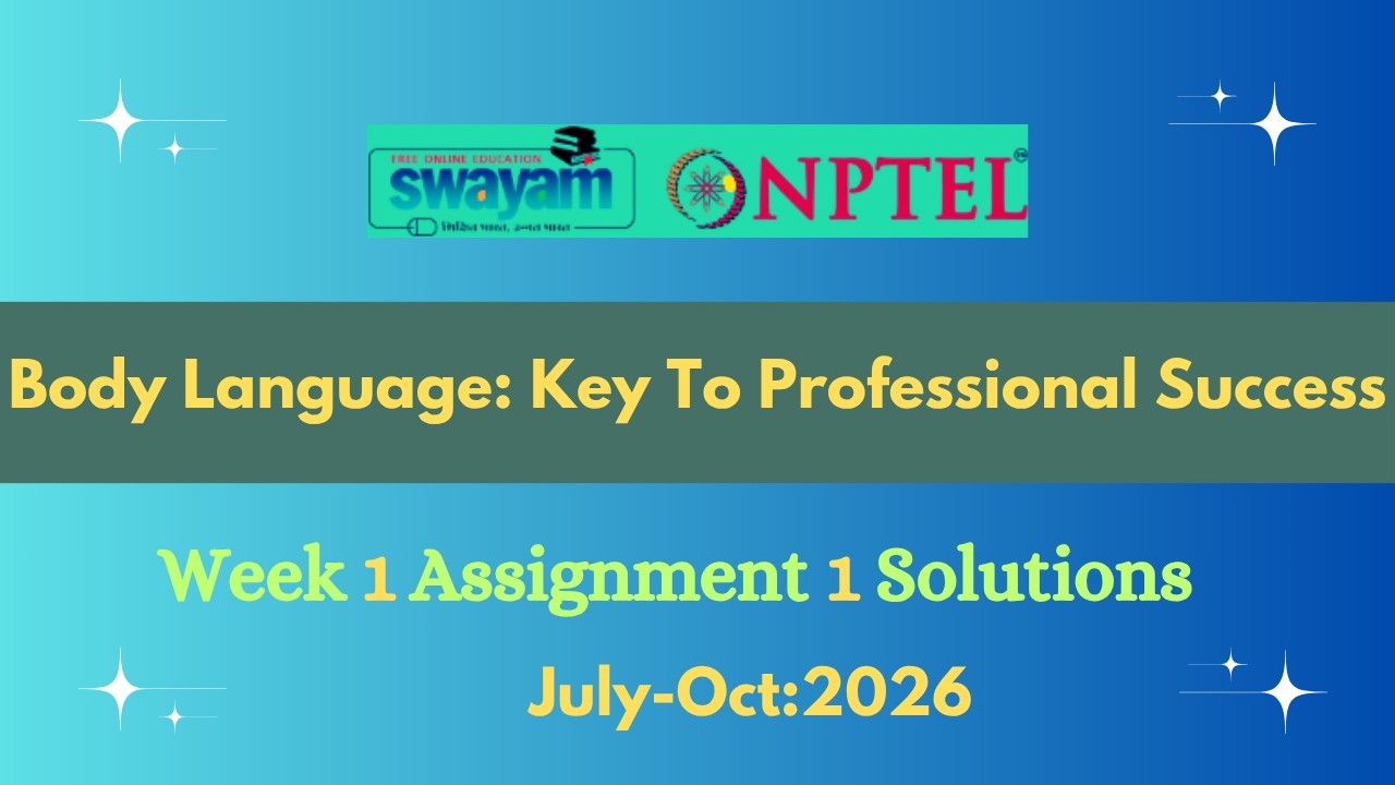 NPTEL Brief Introduction to Psychology Week 2 Assignment 2 Solution |July-2026|