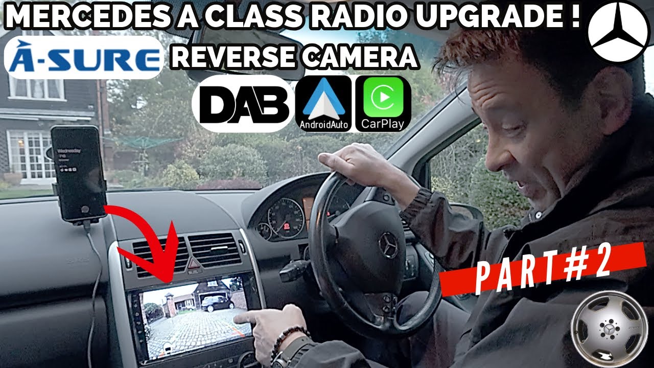 Обновление радиоприемника Mercedes A Class W169 от A-SURE &mdash; камера заднего вида, Android/Apple Ca...