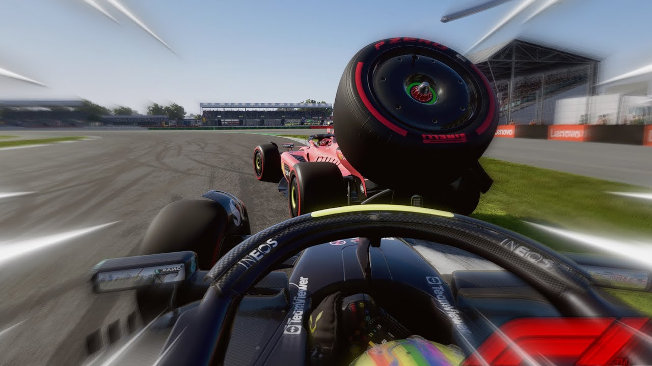F1 23 - Mercedes and Ferrari Crash Gameplay (XBOX SERIES S)!!