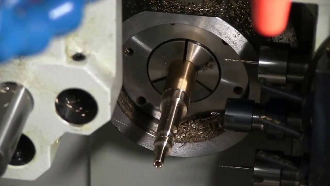 Swiss CNC AR-15 Bolt Demo made on a Swistek AB42 complete