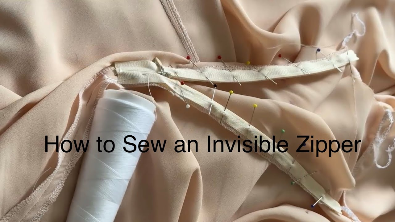 How to Sew an Invisible Zipper | My Professional Method