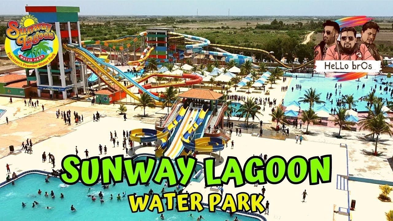 Sunway Lagoon water park✌ | Biggest Water Park🤗 in Karachi Gharo Thatta | Team Hello Bros😎