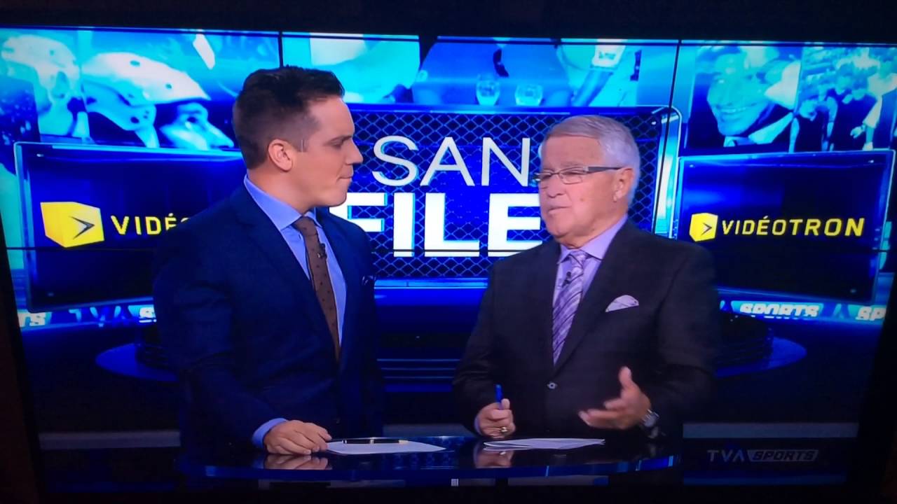 TVA SPORT Bergeron qui pete sa coche sur l'etat de Carey Price