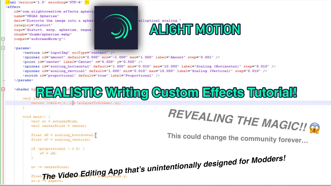 Alight Motion | REALISTIC Writing Custom Effects Tutorial (Works for iOS & Android)