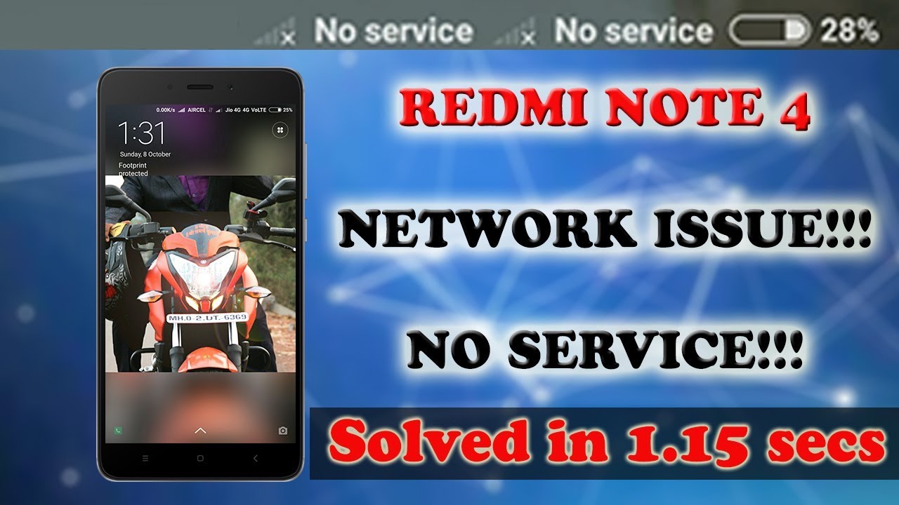 REDMI NOTE 4 | JIO NETWORK PROBLEM | SIMPLE