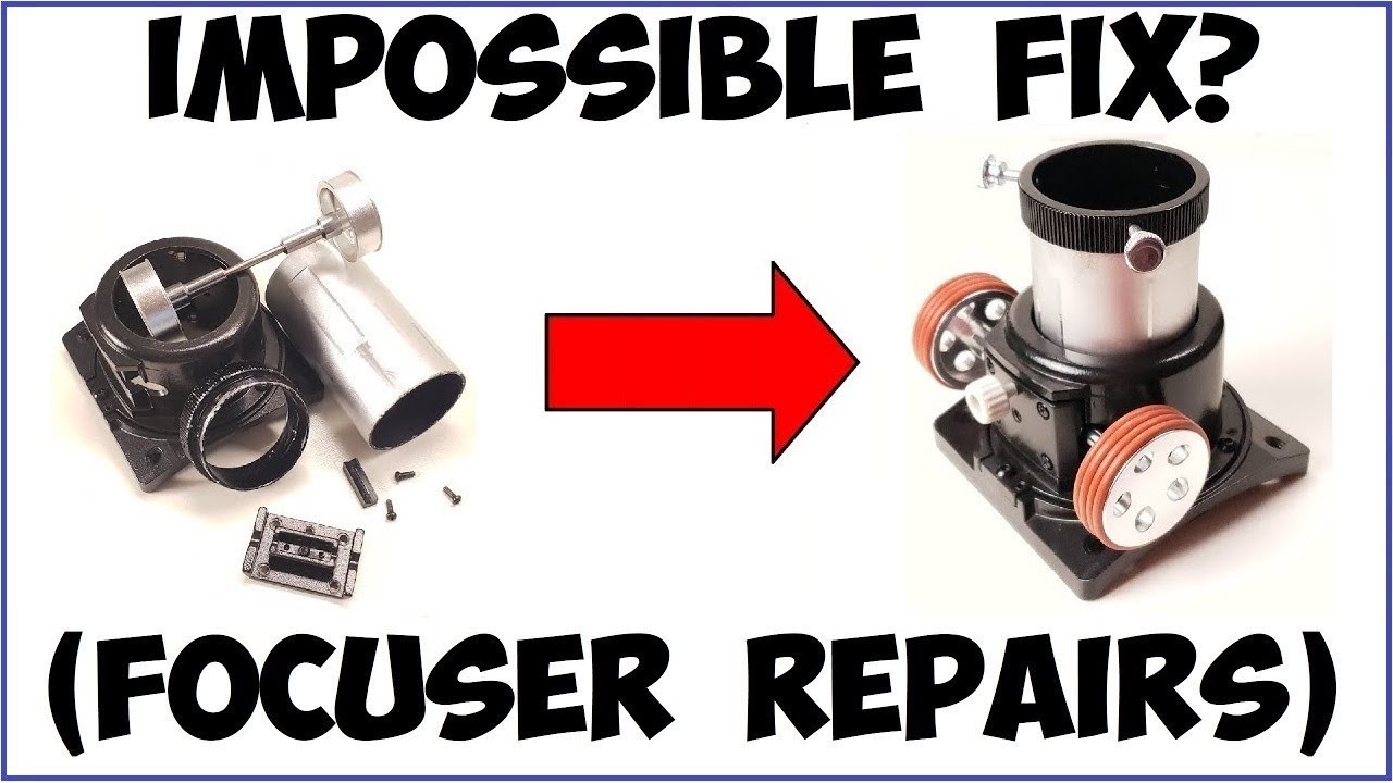 TELESCOPE Crayford Focuser Restoration ( How To Fix )
