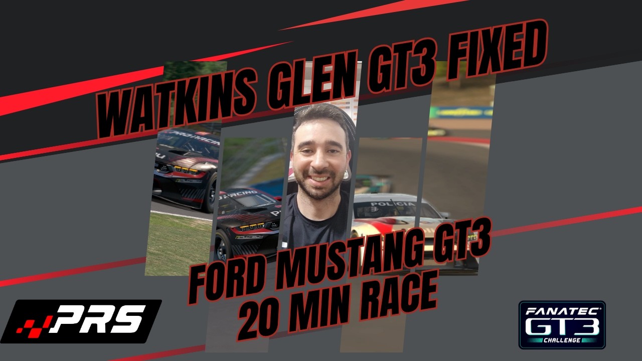 iRacing Fanatec GT3 Challenge Fixed - Mustang - Watkins Glen