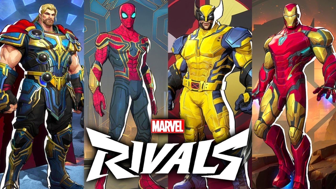 Marvel Rivals - All MCU Skins, Emotes, Intros & MVP Animations (4K 60FPS)