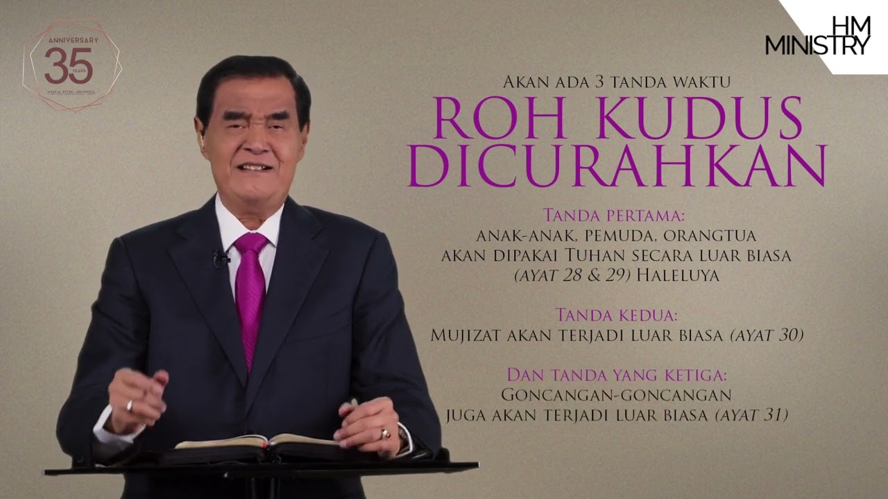 35 Tahun Perjalanan GBI Jl. Jend. Gatot Subroto || Pdt. Dr. Ir. Niko Njotorahardjo 17 September 2023