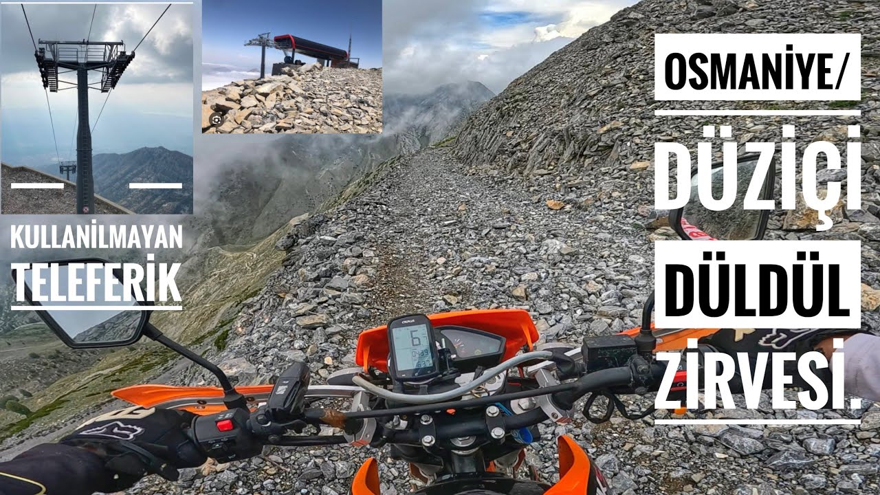 Osmaniye Düziçi  dülül dağı  teleferik uçurumlu yol