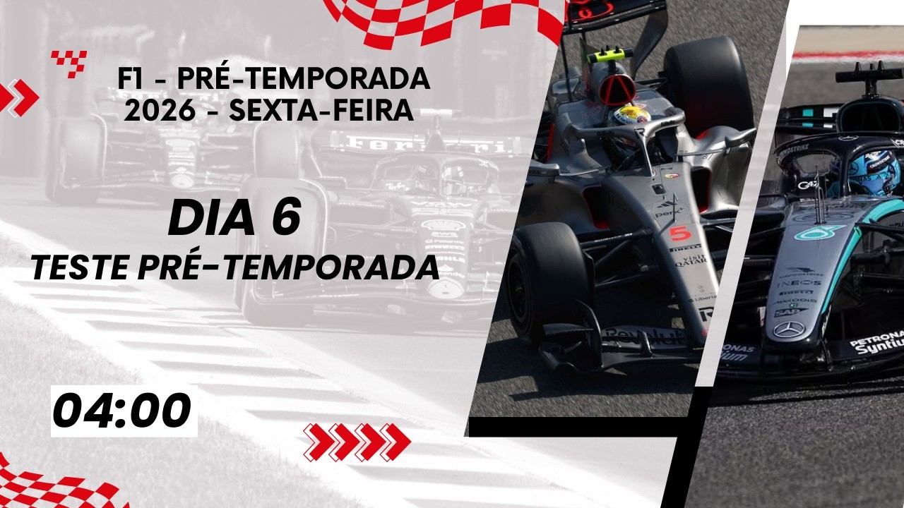 FORMULA 1 AO VIVO | DIA 6 - TESTE PRÉ-TEMPORADA 2026 BAHREIN LIVE TIMING