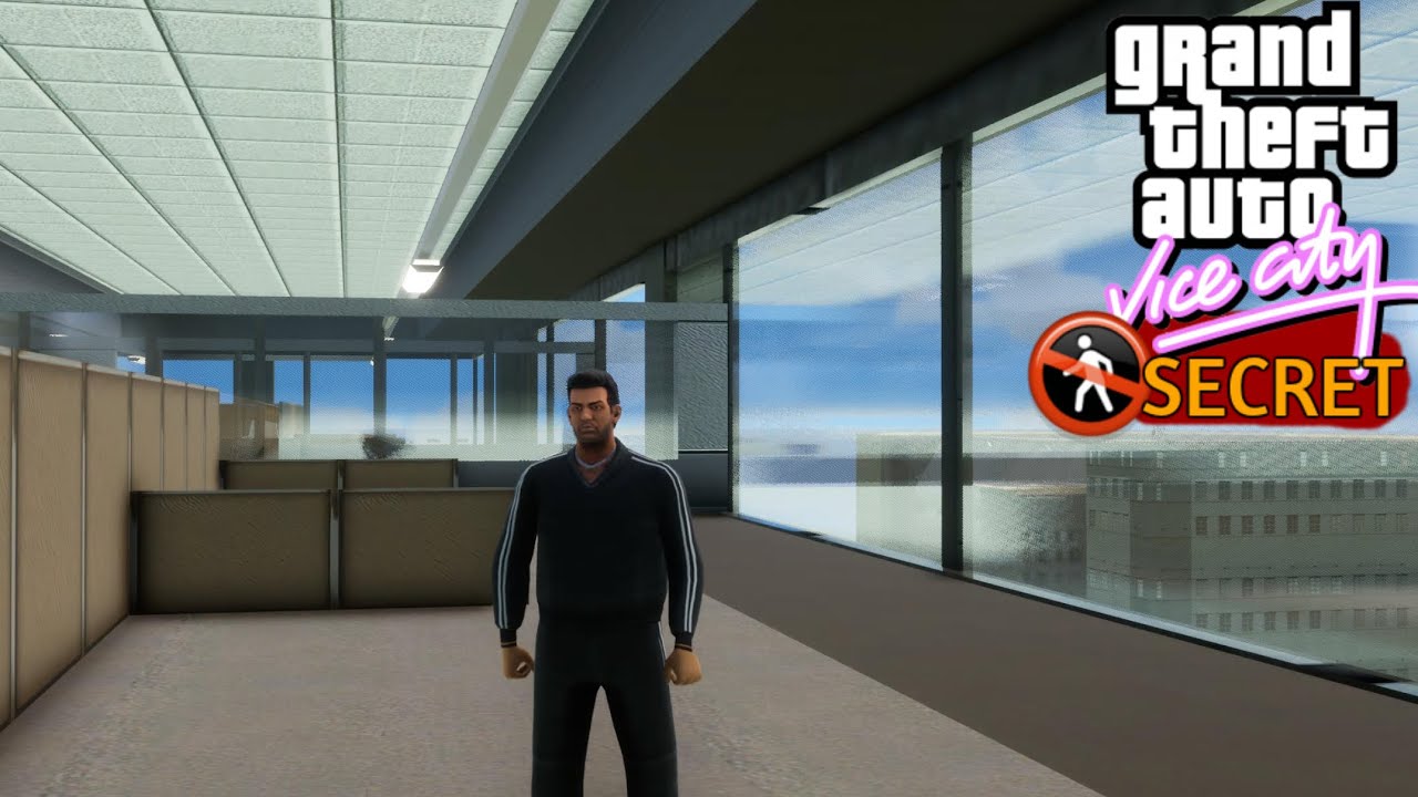 GTA Vice City Rockstar Building - Secret areas inside the office