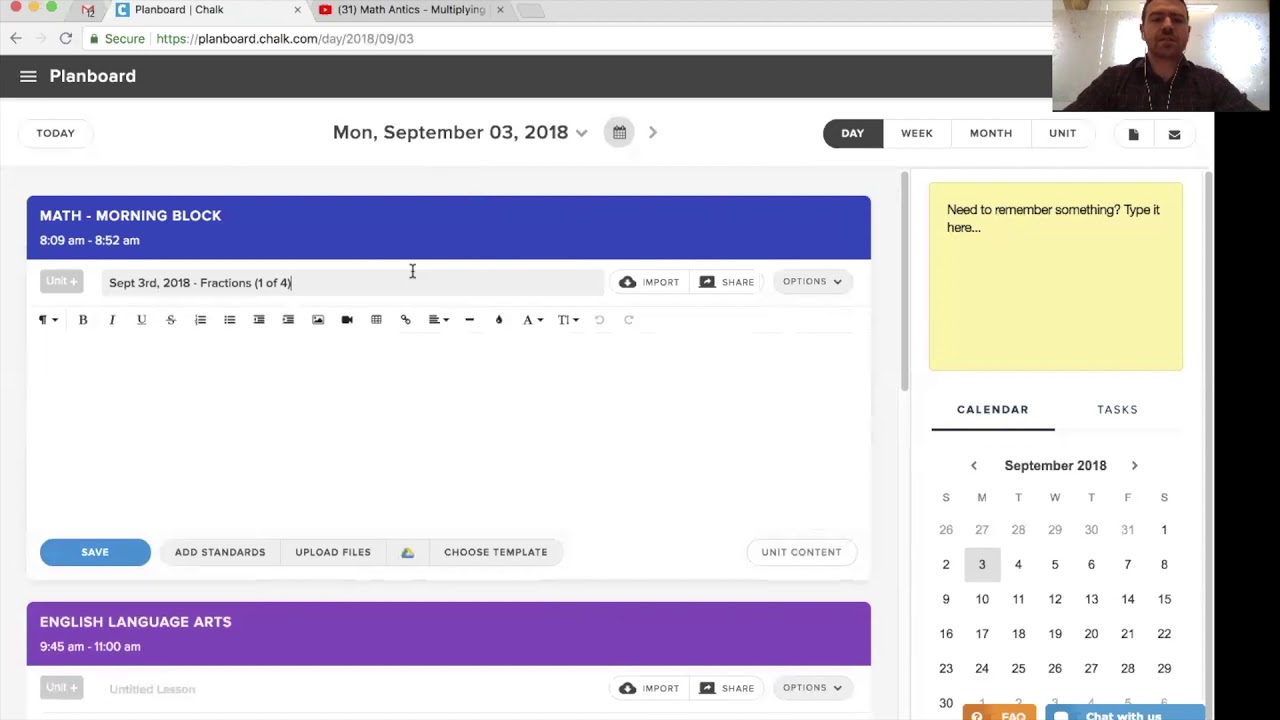 Lesson Planning with Planboard [Support]