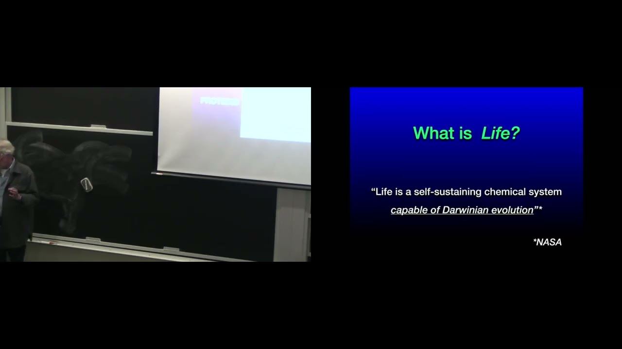 Colloquium Jan 29, 2026 - The Origins of Life:A New Look from Physics at an Old Problem from Biology