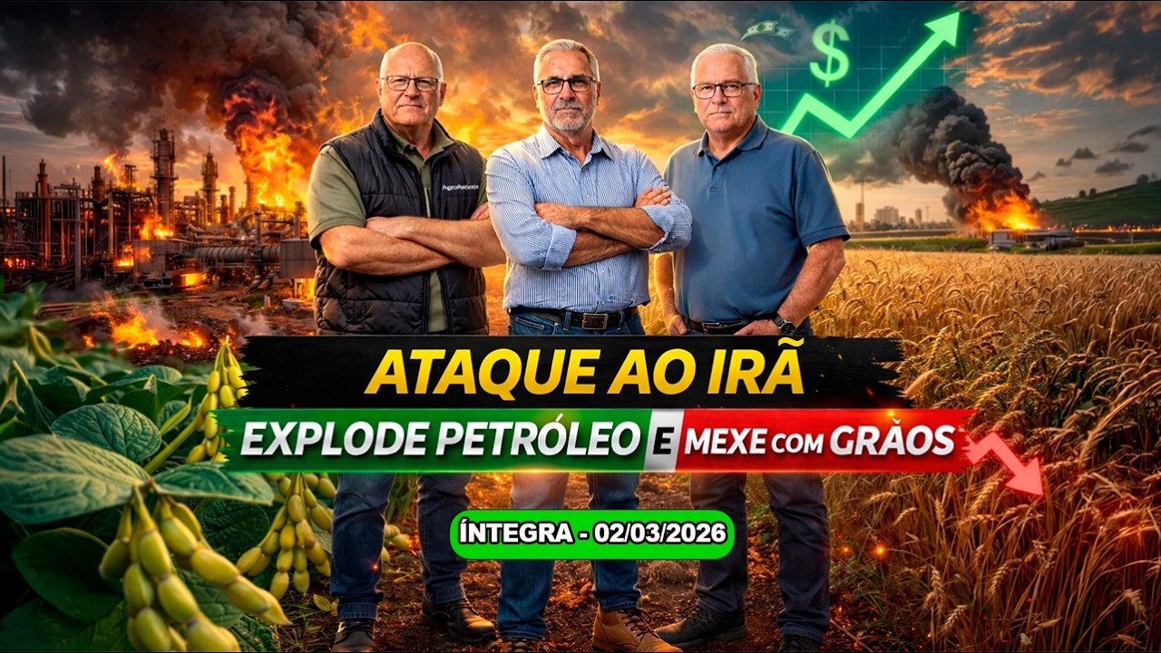 Soja caí, café sobe com disparada do petróleo após ataque ao Irã. Fundos se ajustam
