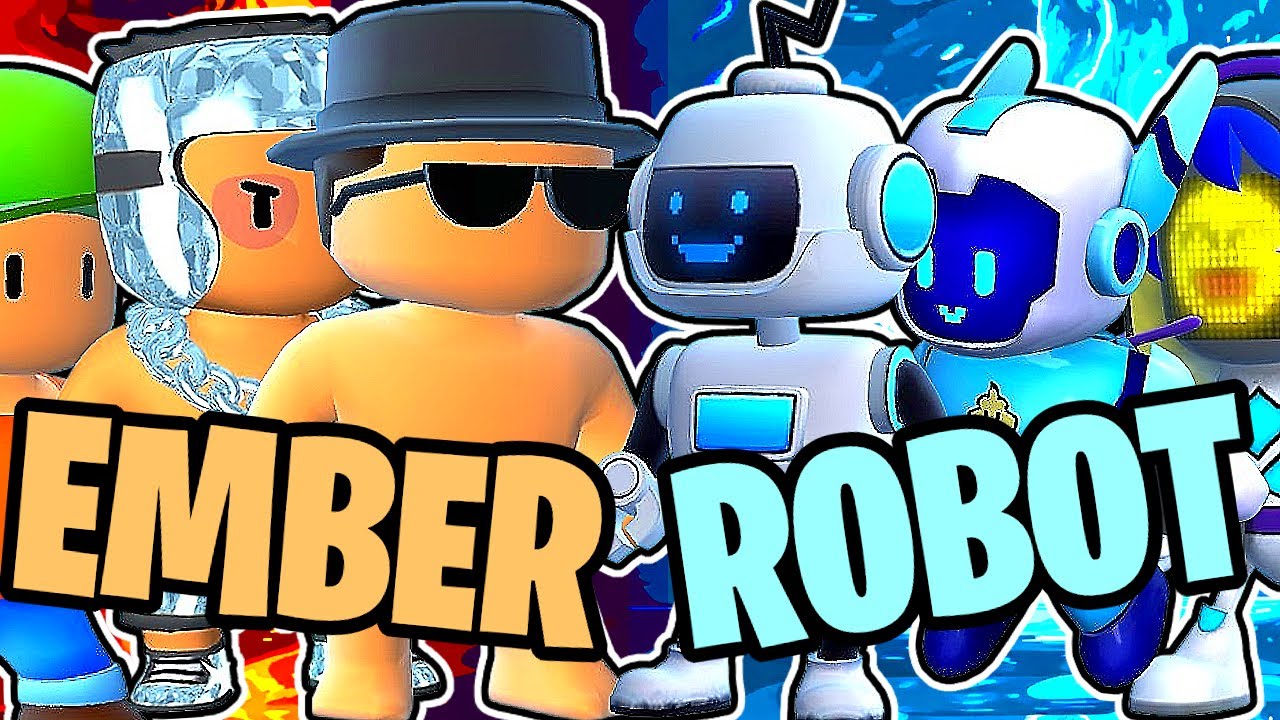 ROBOT VS EMBER A STUMBLE GUYSBAN BARÁVAL!