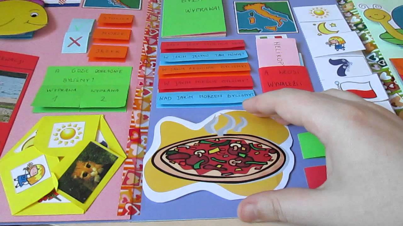 Lapbook o wakacjach, europie i geografii