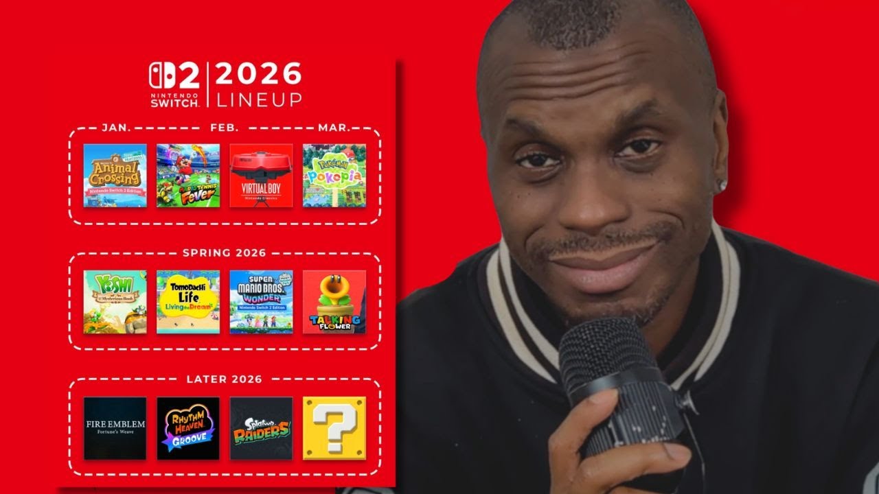 Nintendo's First Party Lineup For 2026....ain't that great.