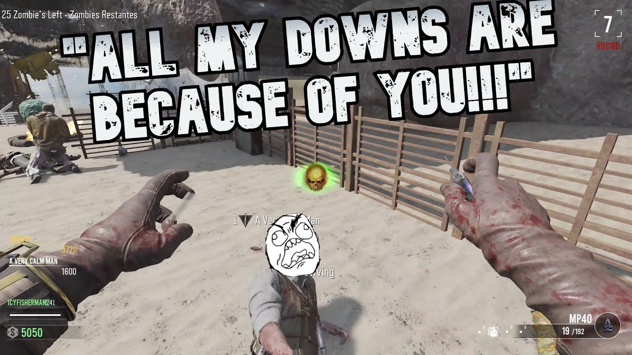 Struggling on PHD Flopper Tower Cod Zombies With Randoms [70]