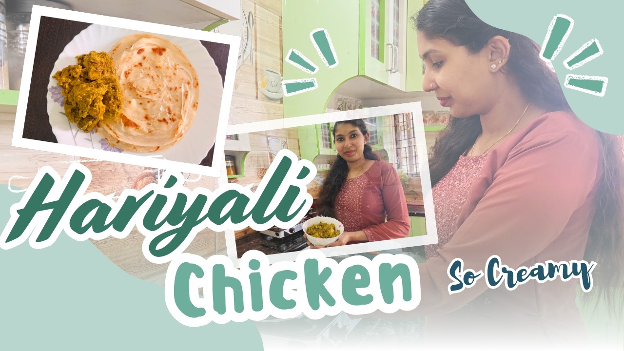 My Favourite Hariyali Chicken 💚 | Creamy & Delicious | Simple Home Cooking