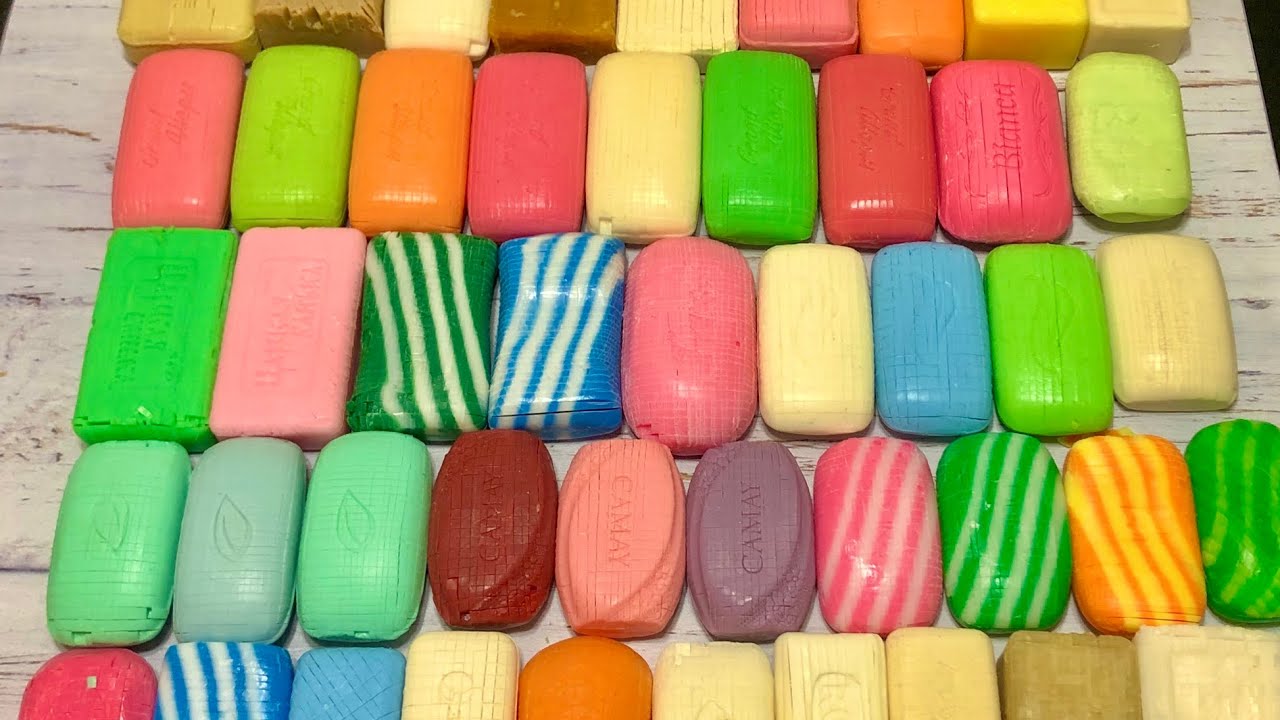 ASMR Soap/ cutting cubes soap/ резка кубиков