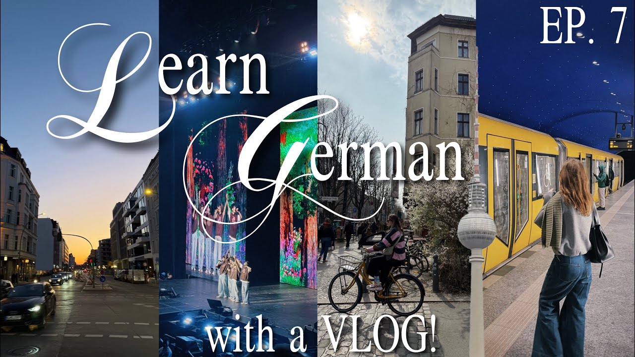 (with sub) Learn German with a VLOG! EP. 7 / My Berlin adventures 🧭