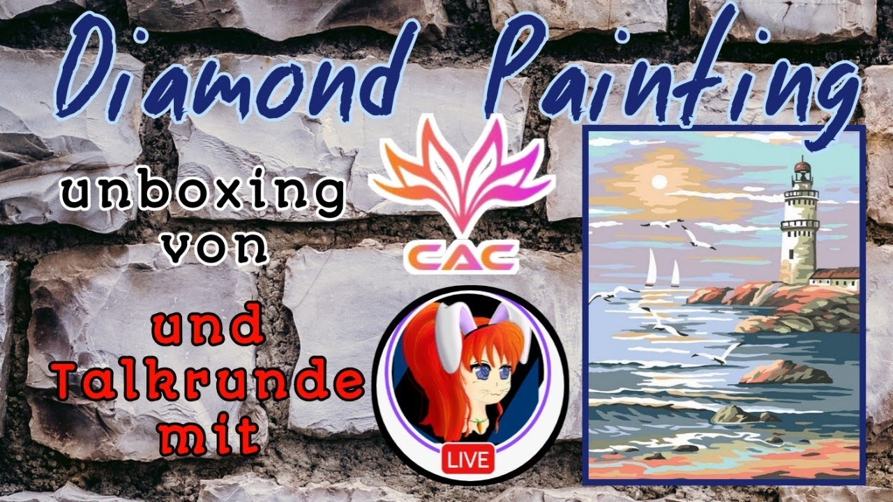 Diamond Painting unboxing Craftartclub  und Talkrunde mit Ymela bei der Paintprobe