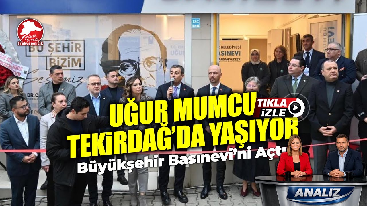 UĞUR MUMCU BASINEVİ AÇILDI