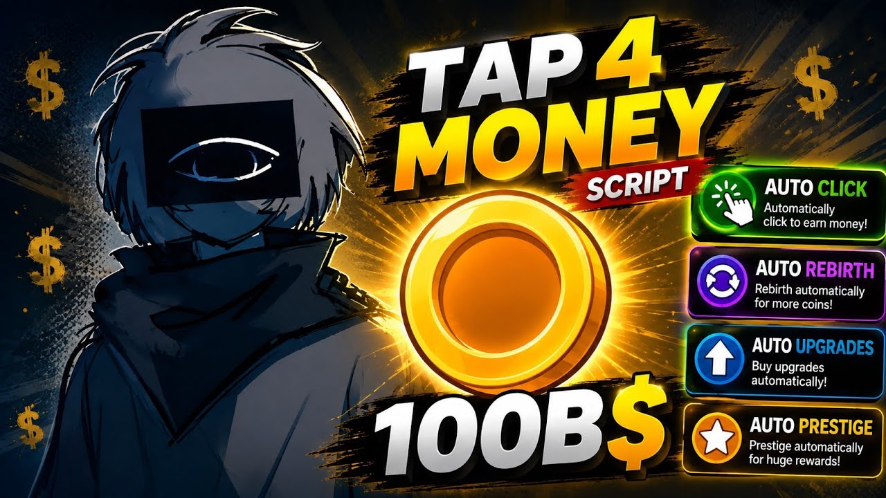🔥 TAP 4 MONEY SCRIPT 💰 | AUTO CLICK, AUTO REBIRTH, AUTO UPGRADES & AUTO PRESTIGE!