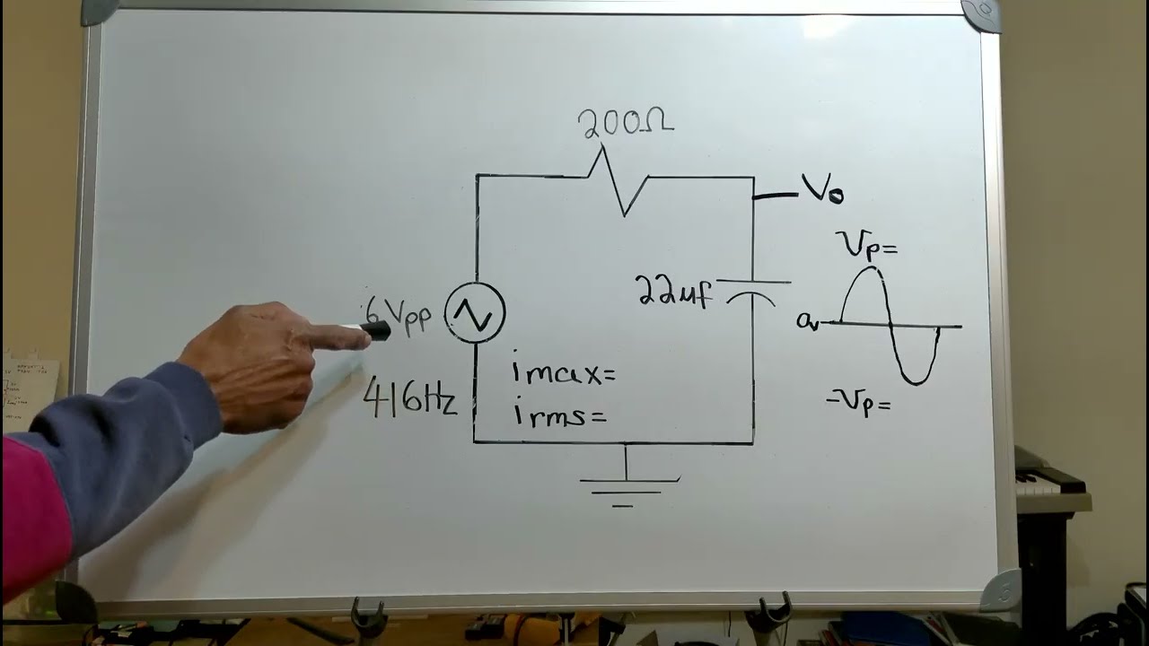 Resistor Capacitor RC Circuit Triangle Wave Input!