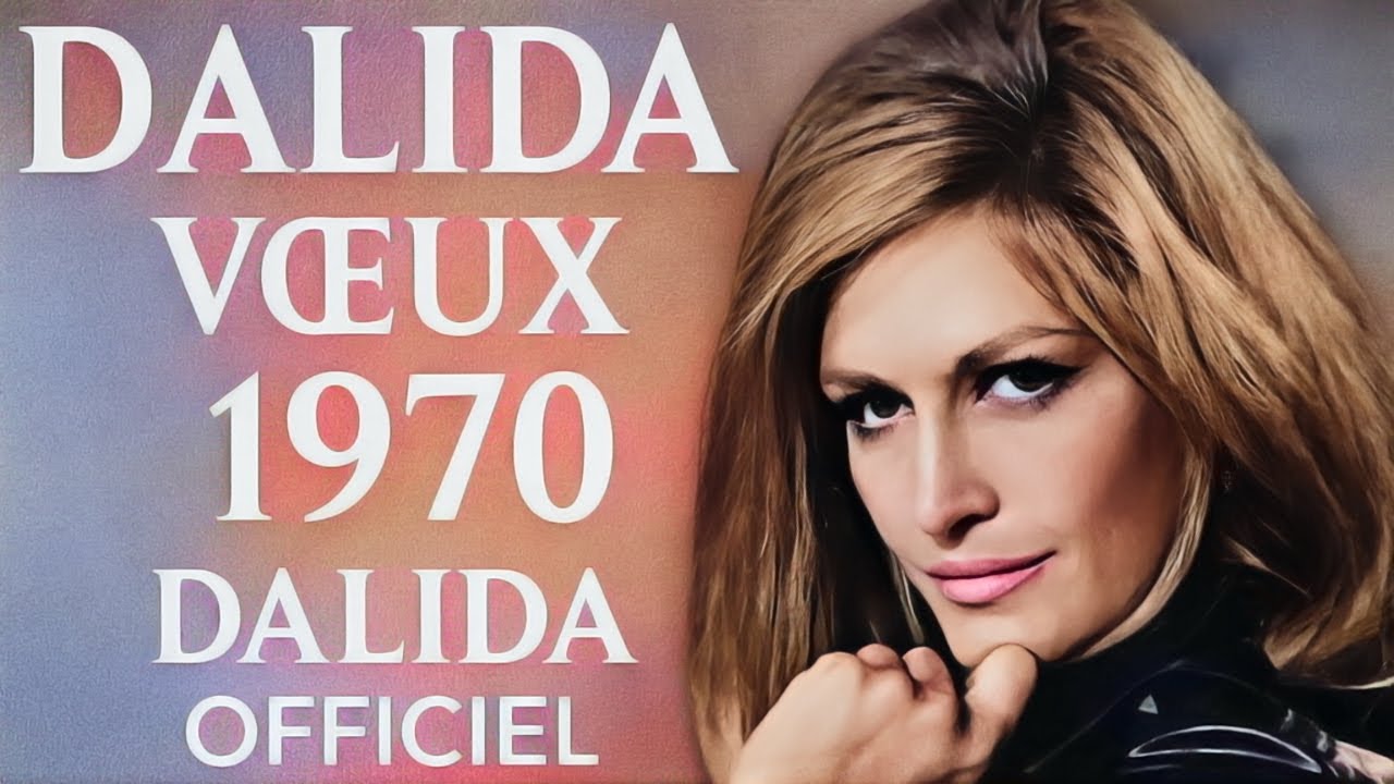 DALIDA – Vœux du Nouvel An (31 décembre 1969 / 1970) | Archive TV Rare | Dalida Officiel