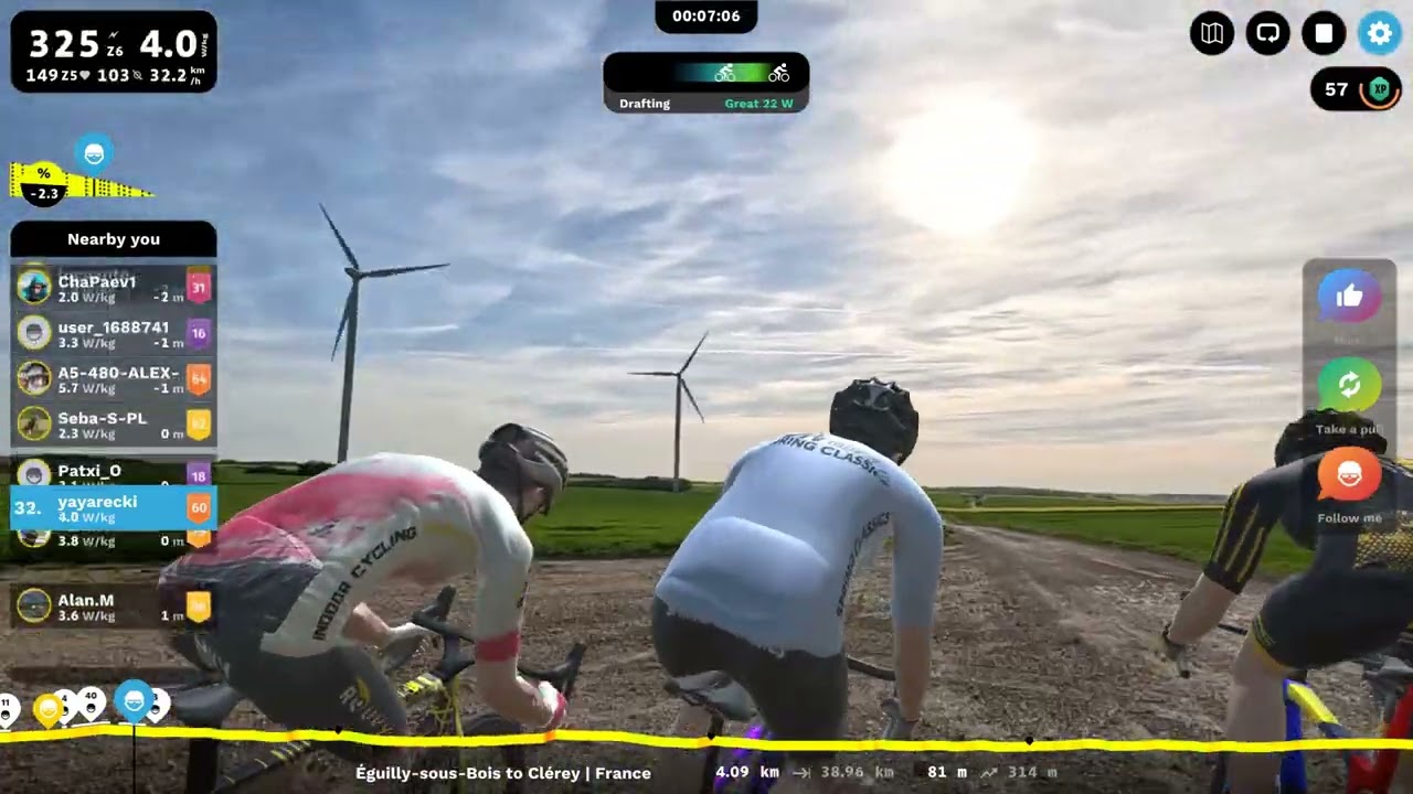 RMC 24_25 | RACE#17 18:15 Éguilly-sous-Bois to Clérey | France Rouvy 2025 02 12
