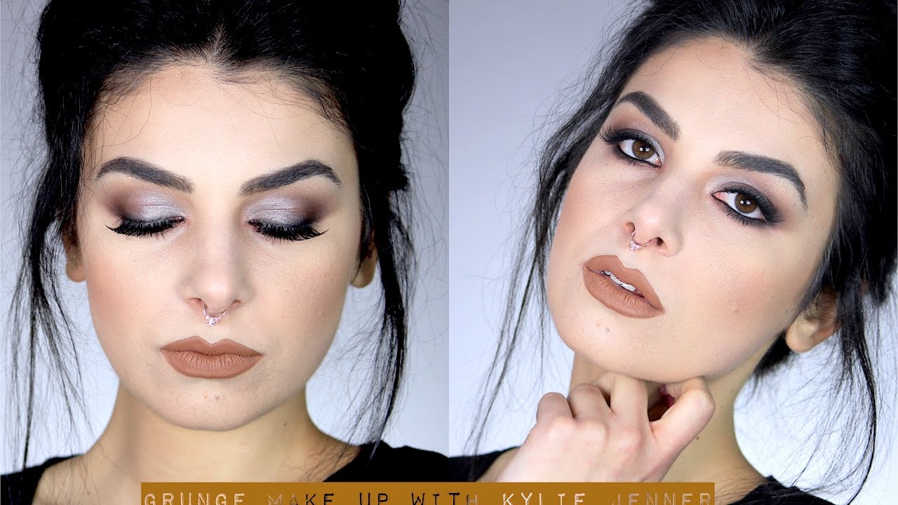 Grunge Make Up Tutorial With KYLIEJENNER | LadyCiccone7