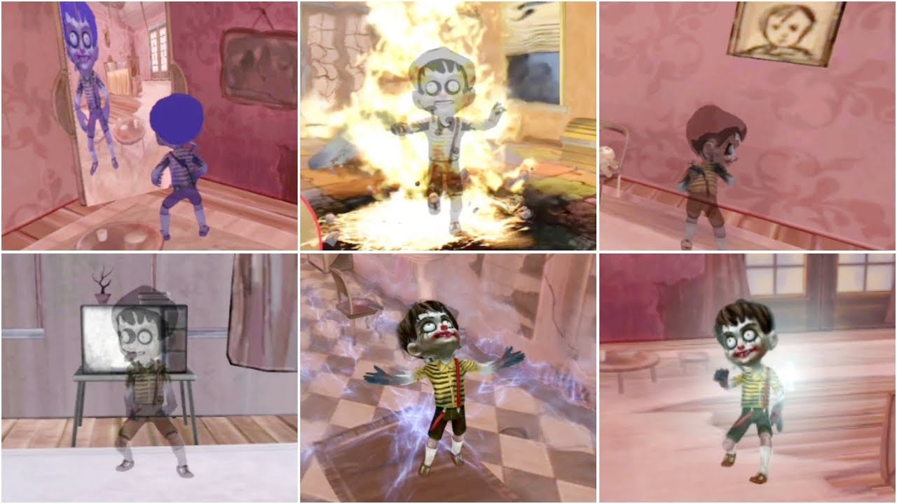 Scary Child All End Level Animations