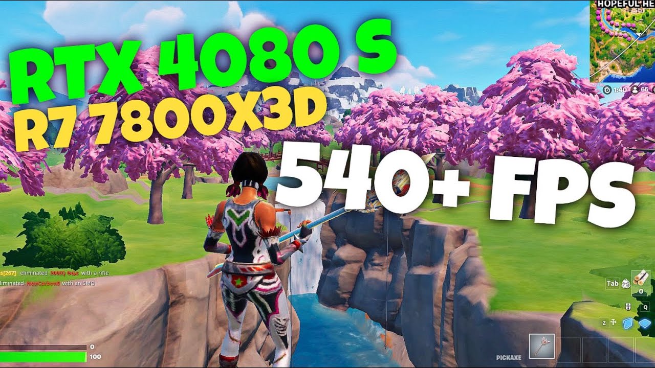 Fortnite Chapter 6 | RTX 4080 Super + Ryzen 7 7800X3D (1080p, Potato Mode)