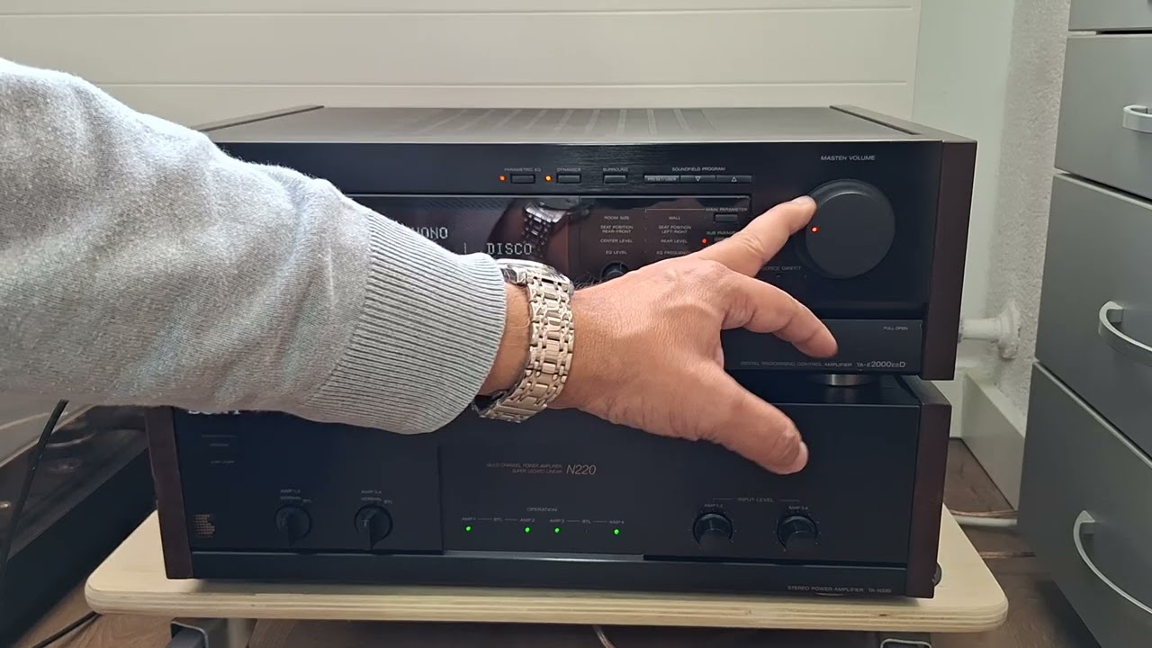 Sony TA-E2000 ESD and TA-N220 Vintage Pre and Power Amp