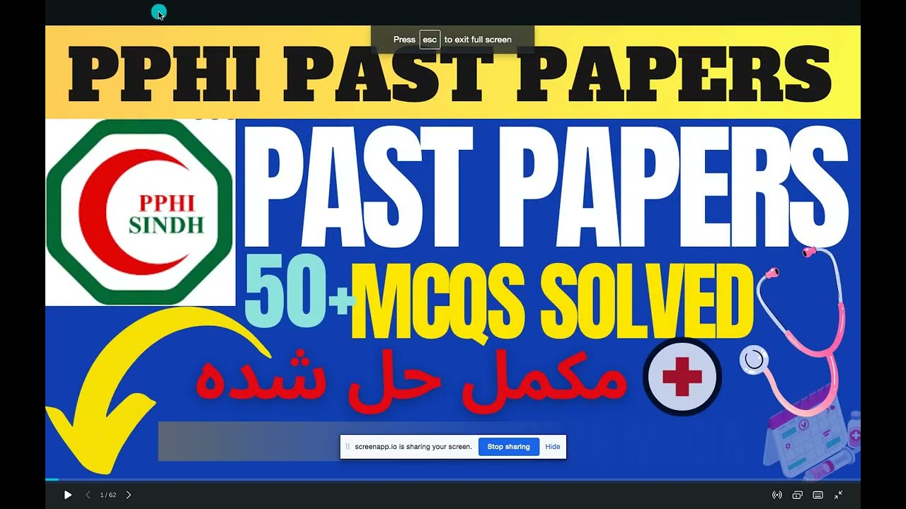 PPHI Past papers Solved 50+ MCQS || PPHI jobs ||  MCQs For Entry / written test preparation