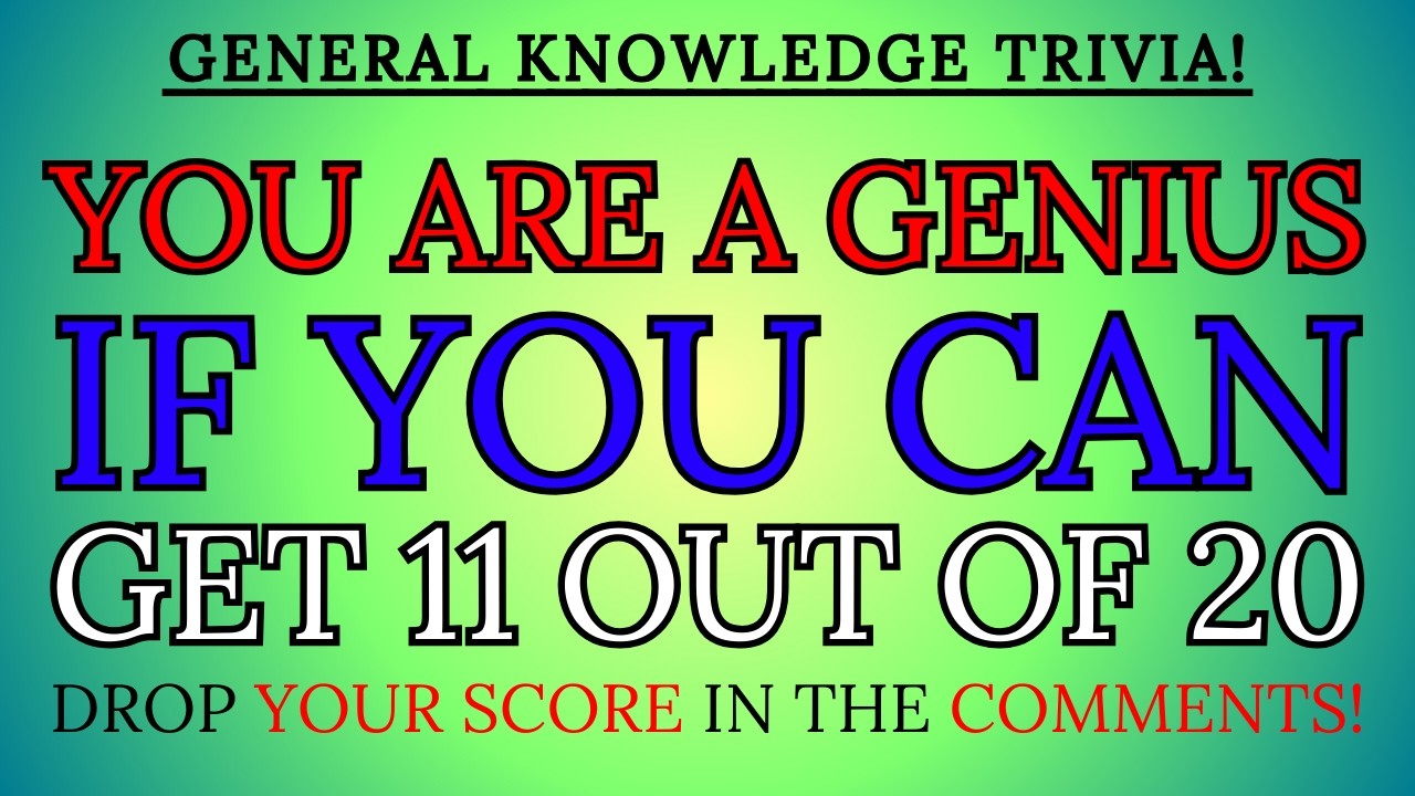 If You Can Score Higher Than 10 Your Mind Is Extraordinary!