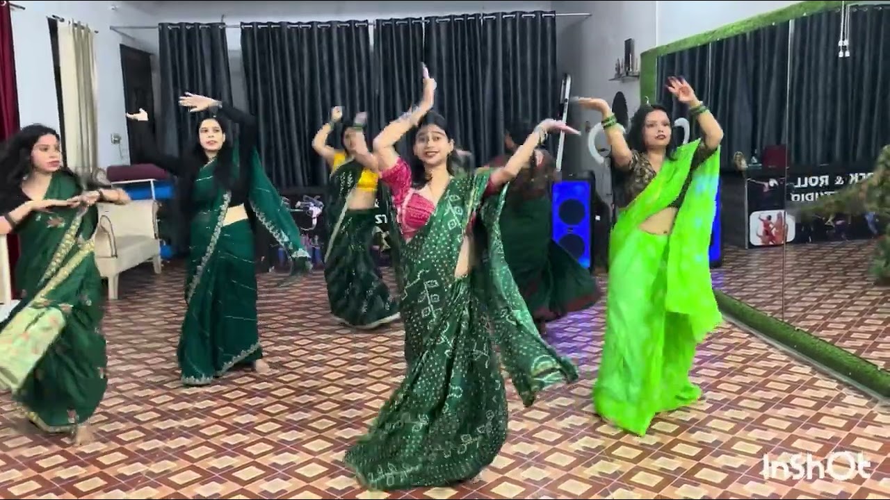 TEEJ SPECIAL DANCE | EASY STEPS with my students SONG yaad piya ki ane lagi |( falguni pathak)