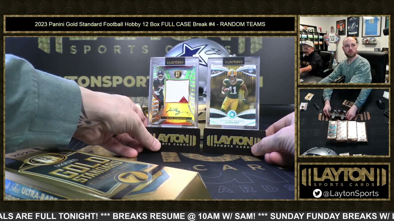 2023 Panini Gold Standard Football Hobby 12 Box FULL CASE Break #4