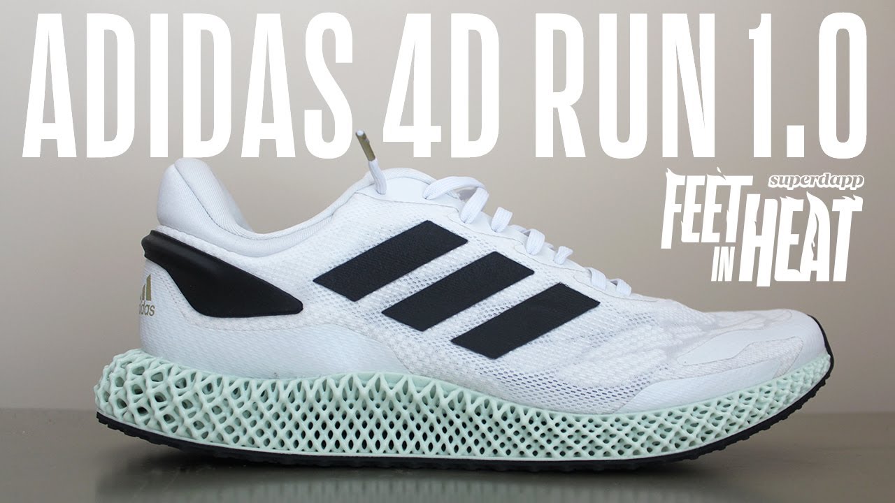 ADIDAS 4D Run 1.0 (Cloud White) - Sneaker Unboxing & On Feet Look - FEET IN HEAT