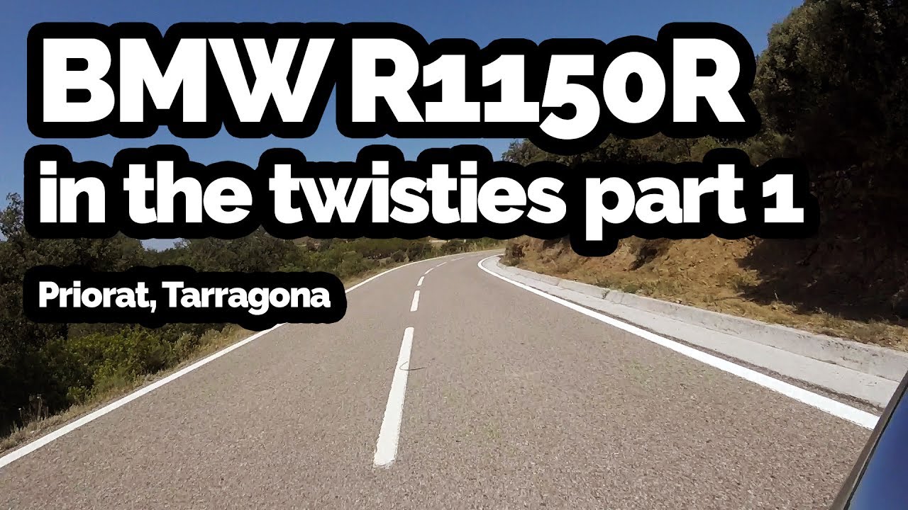 BMW R1150R in the twisties, near Tarragona, Catalonia, Spain