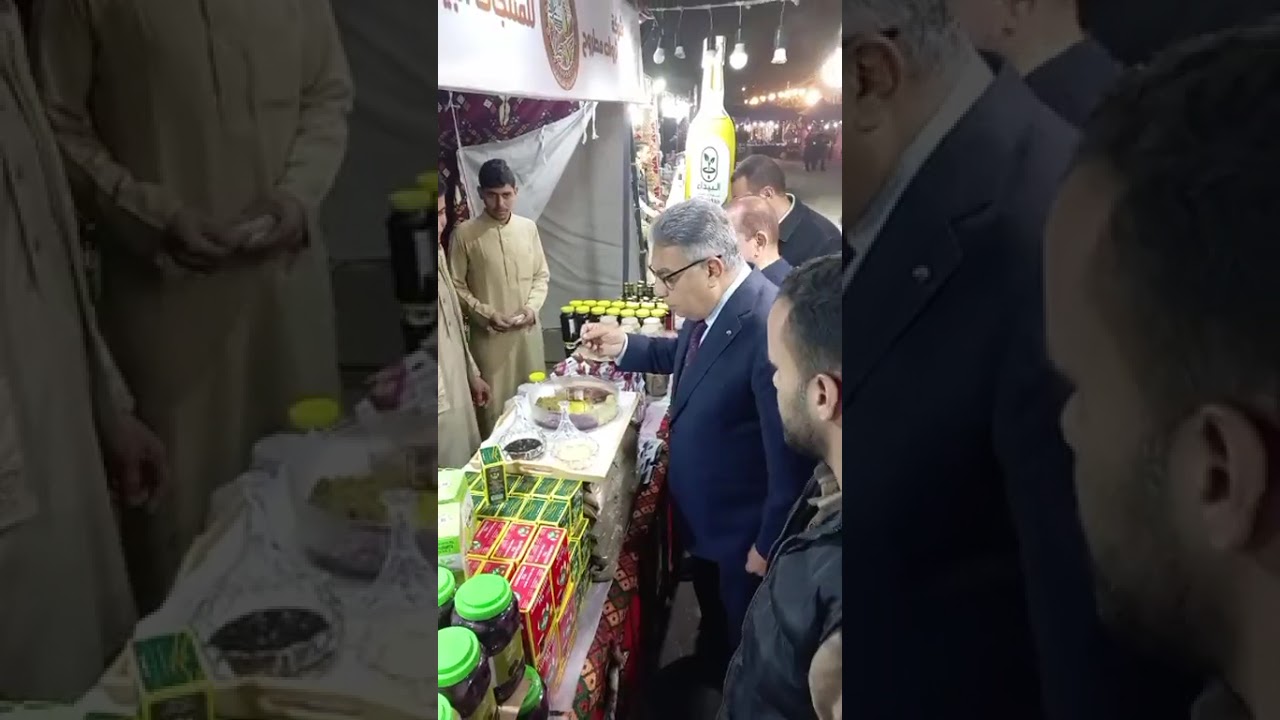 محافظ الدقهليه يفتتح معرض كنوز مطروح بالمنصوره