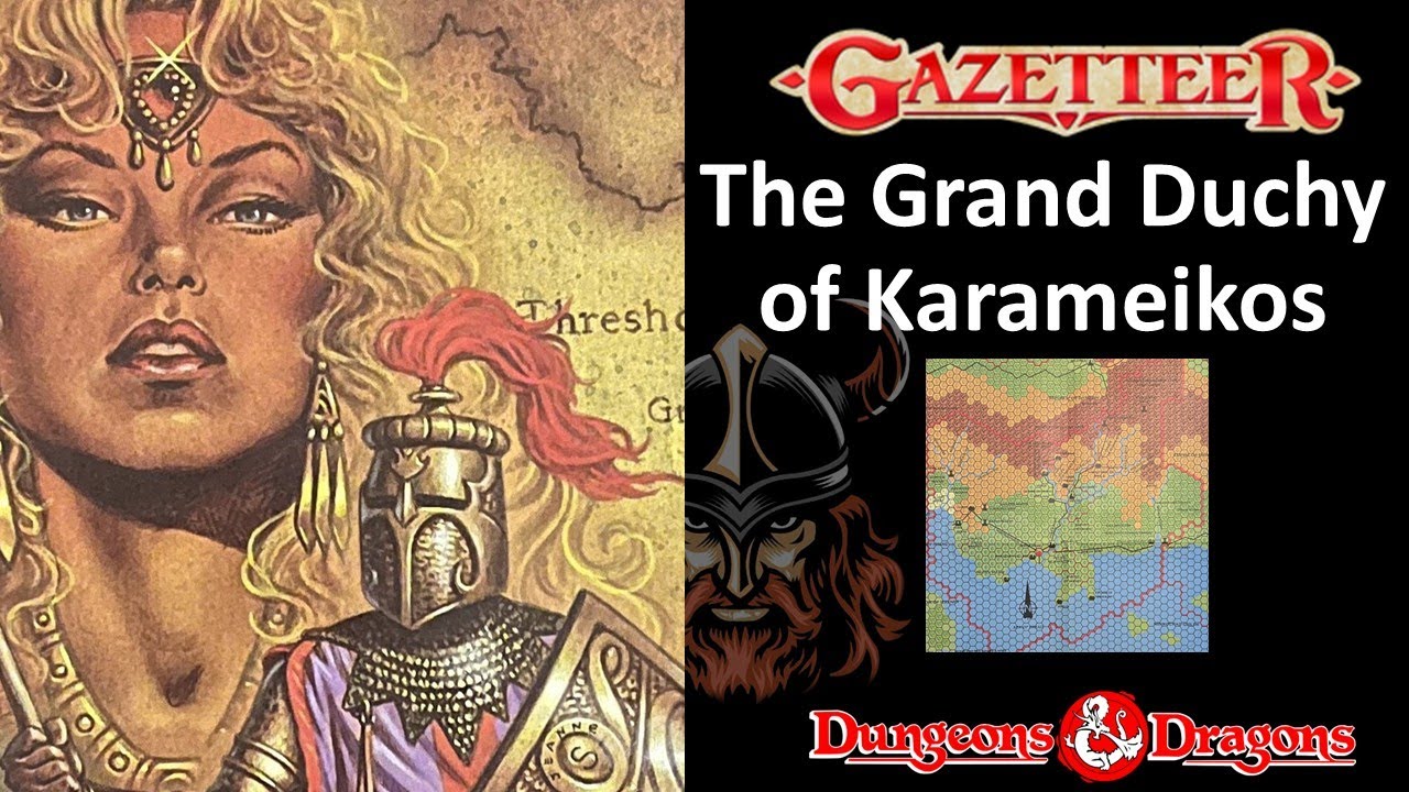 Gaz1 The Grand Duchy of Karameikos - the first BECMI Gazetteer set in the Known World (Mystara)