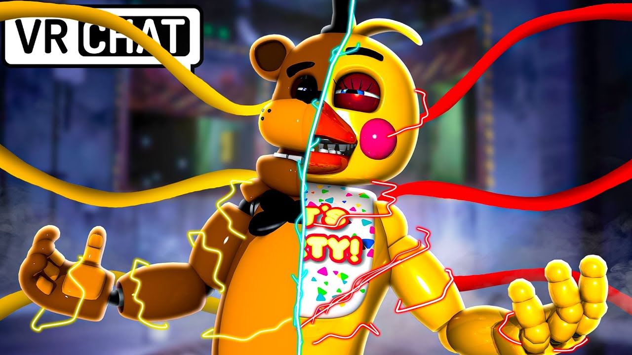 Freddy and Toy Chica FUSE TOGETHER in VRCHAT