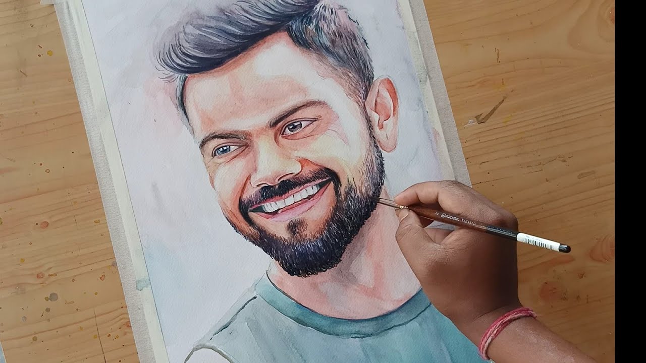 Portrait painting | Watercolour | PS Art Gallery