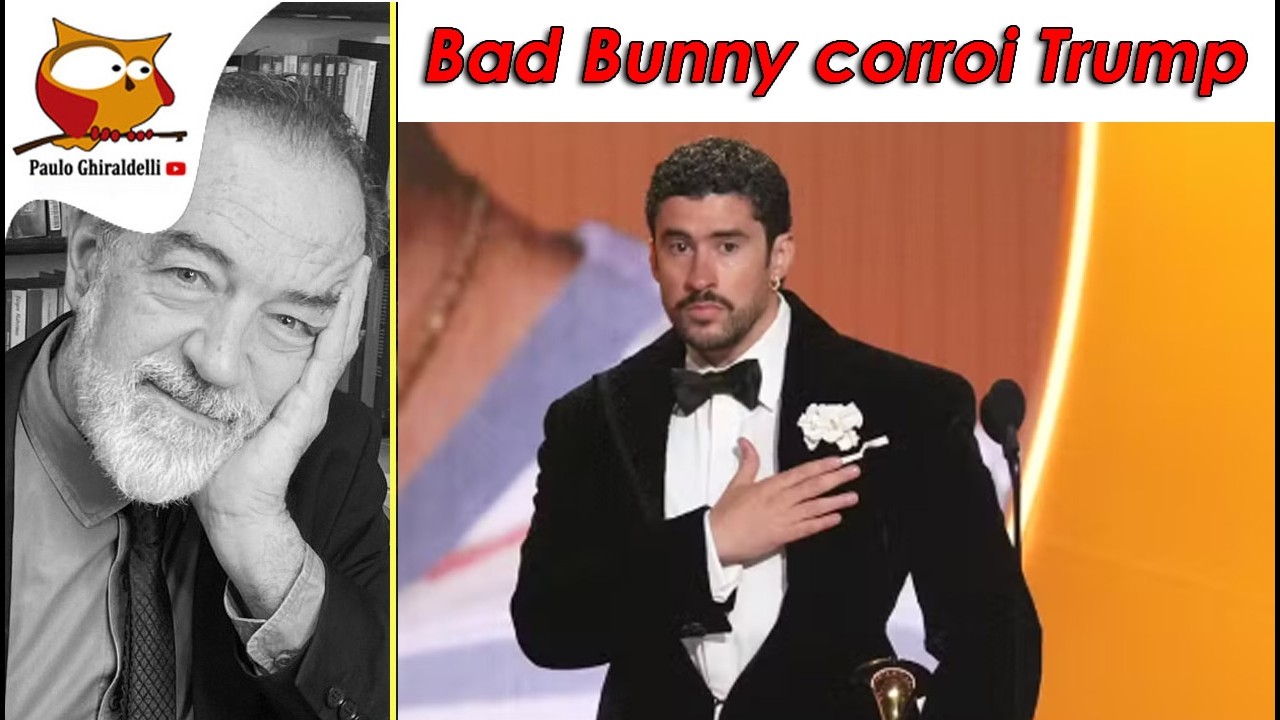 BAD BUNNY CORROI TRUMP 9 de fevereiro de 2026